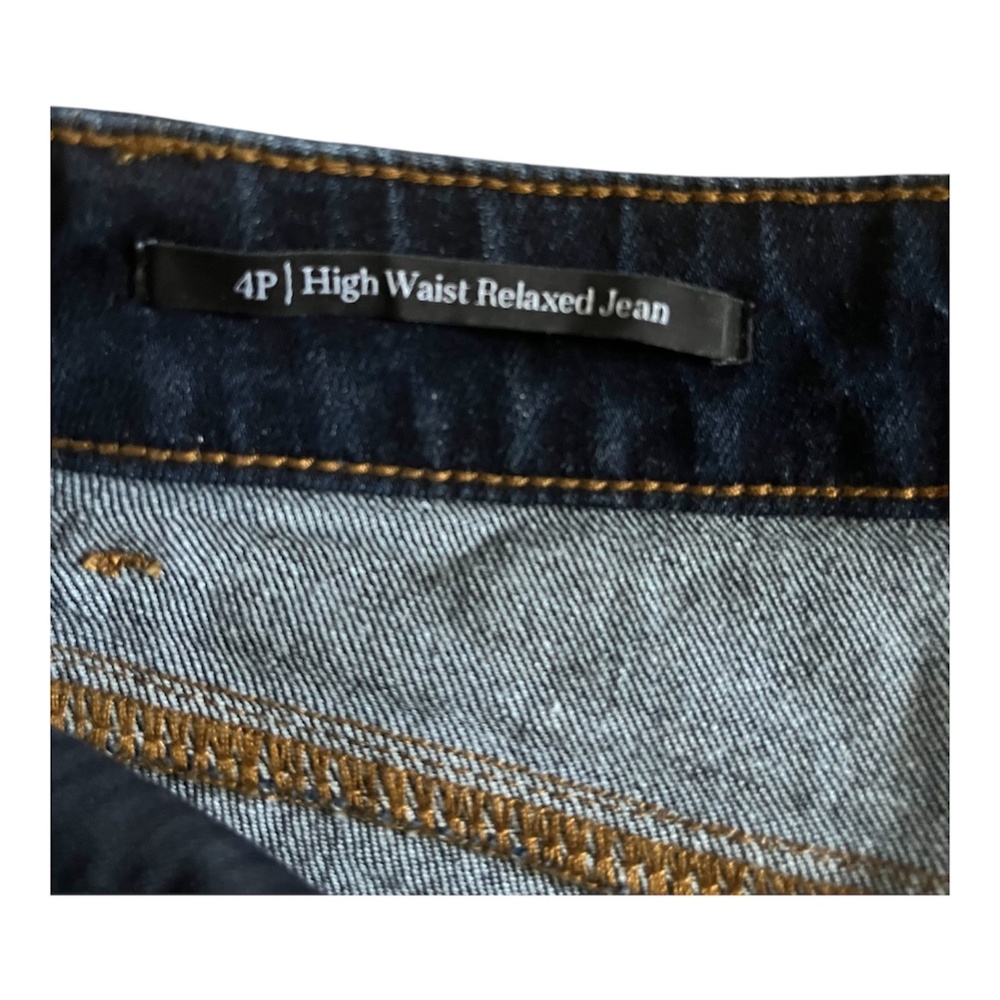 Talbots High Waist Relaxed Jean - Dark Wash - Picture 6 of 6